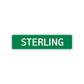 Sterling Street Sign Children Name Room Plate