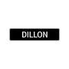 Dillon Street Sign Children Name Room Plate