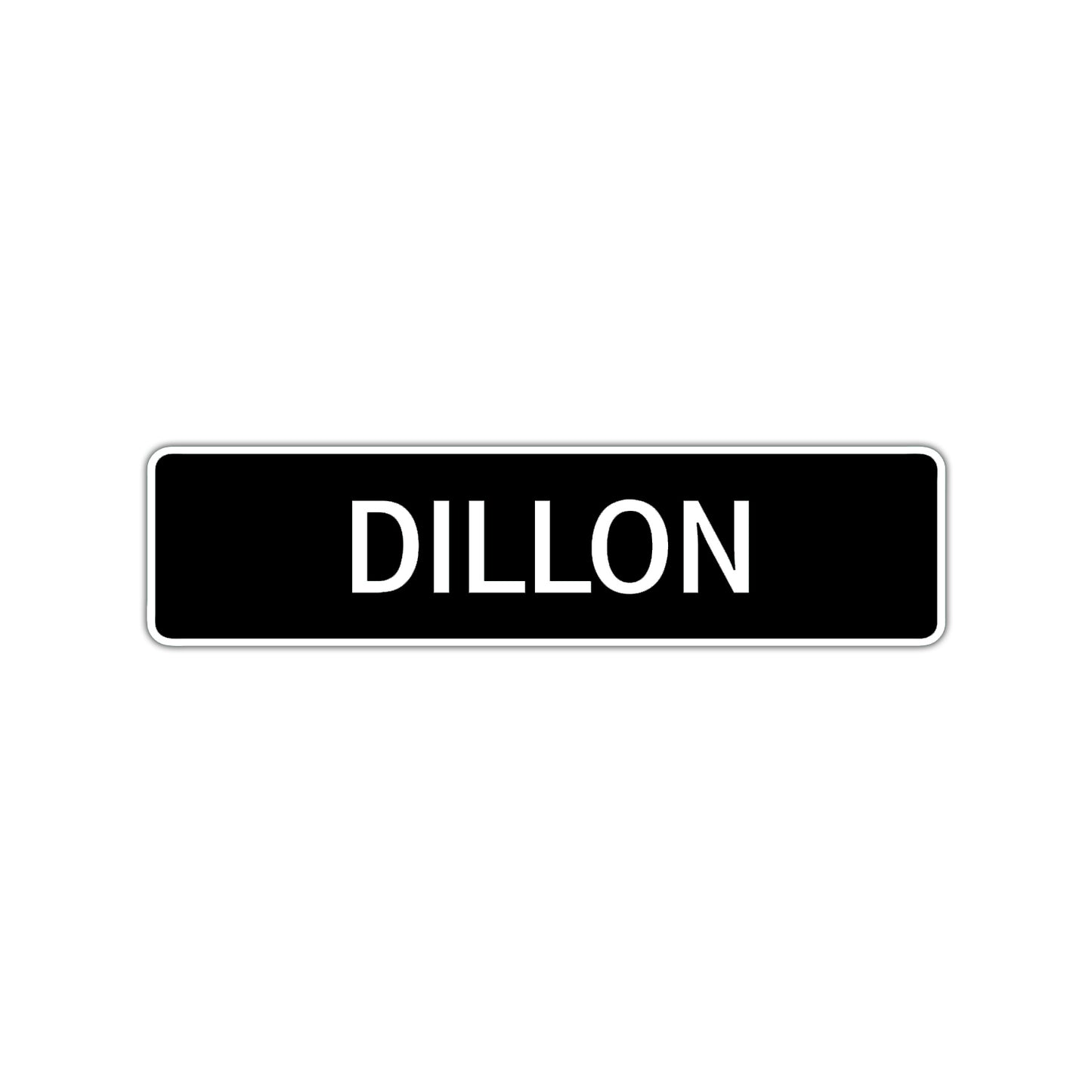 Dillon Street Sign Children Name Room Plate