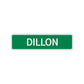 Dillon Street Sign Children Name Room Plate