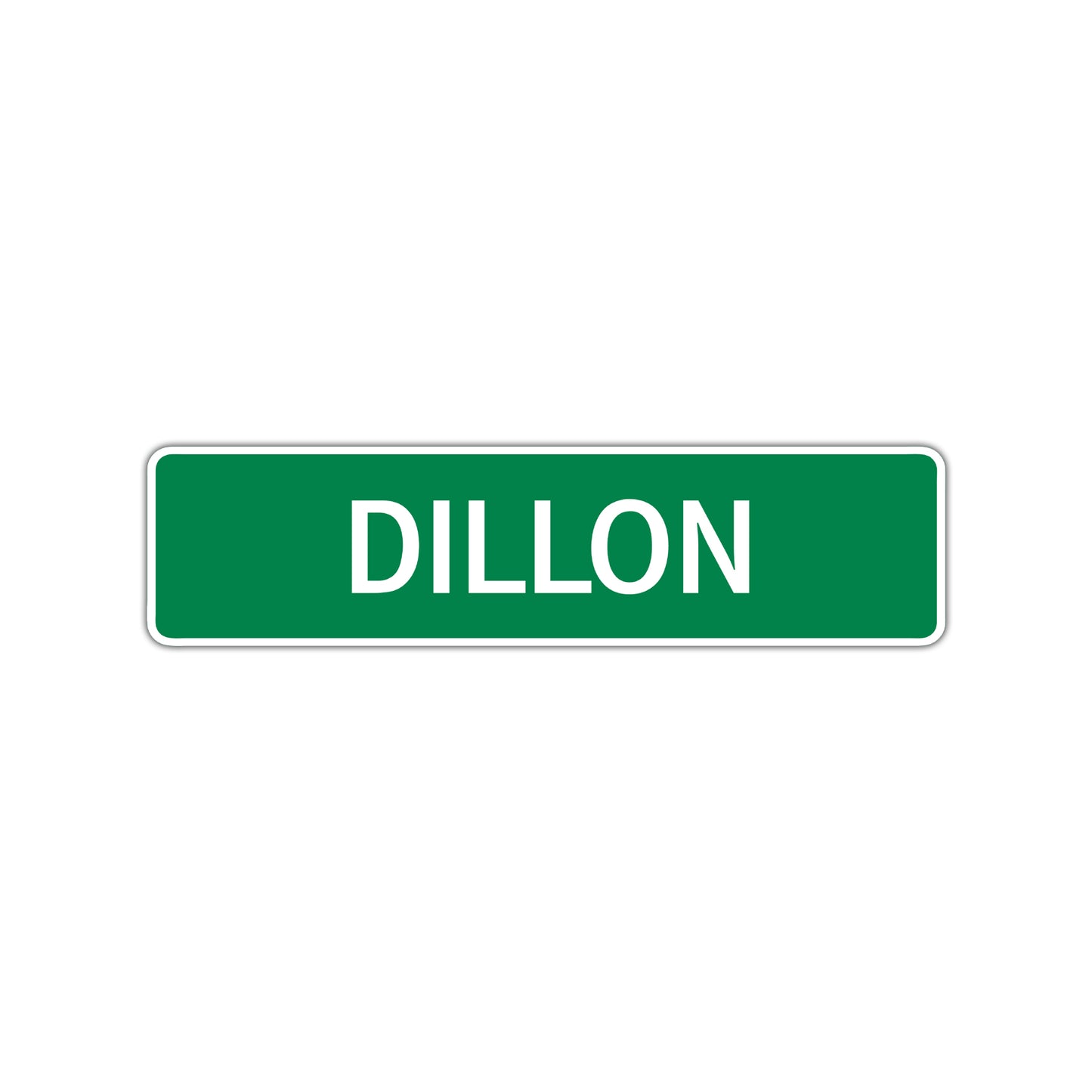 Dillon Street Sign Children Name Room Plate