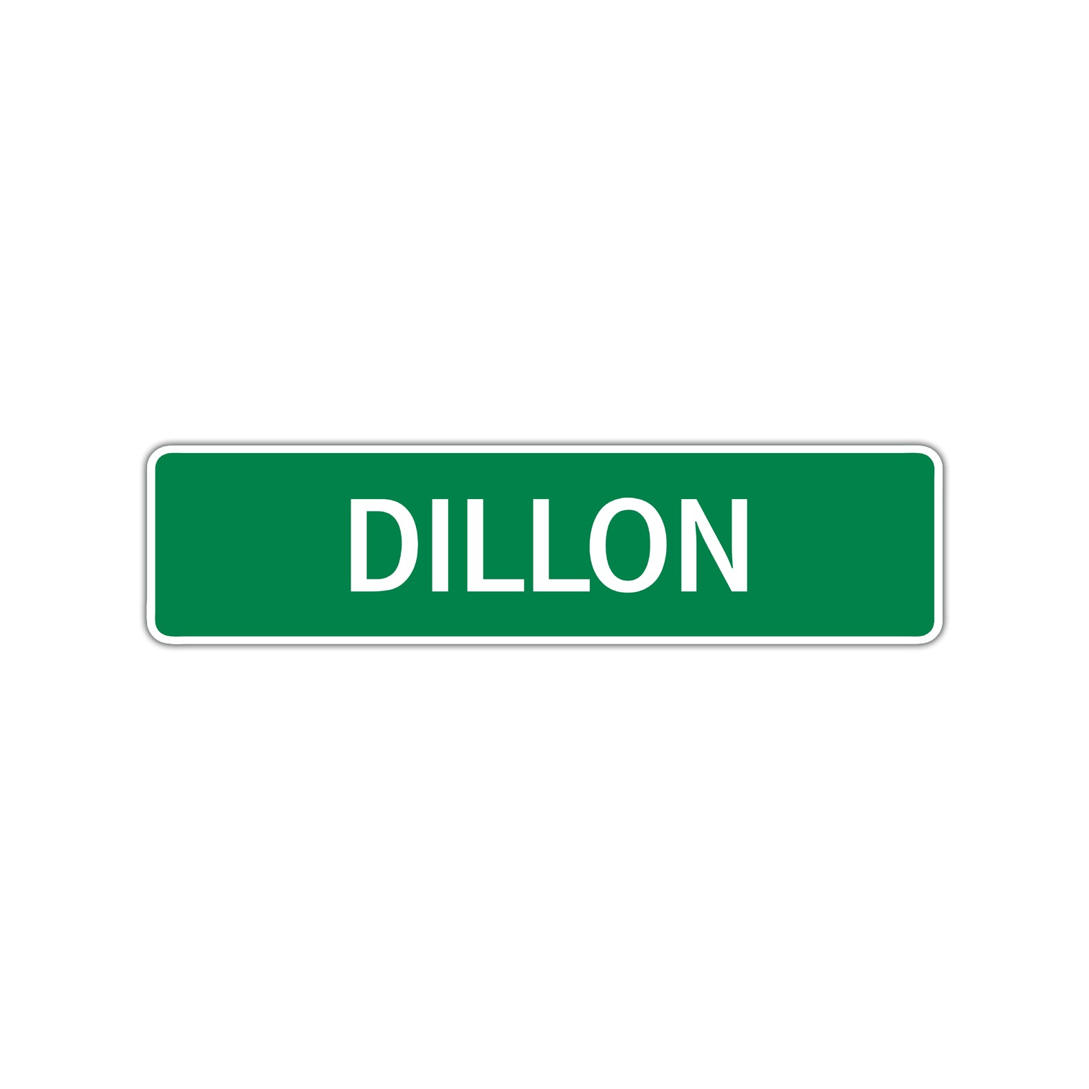 Dillon Street Sign Children Name Room Plate