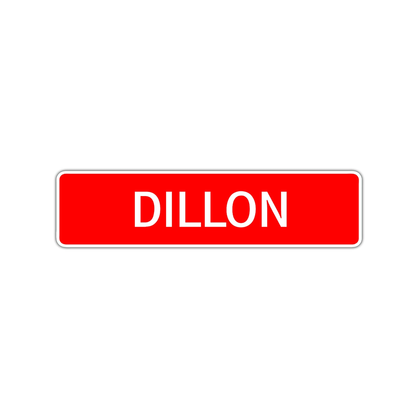 Dillon Street Sign Children Name Room Plate