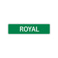 Royal Street Sign Children Name Room Plate