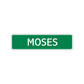 Moses Street Sign Children Name Room Plate