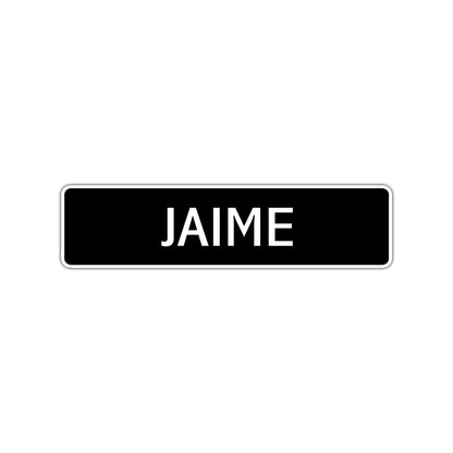 Jaime Street Sign Children Name Room Plate