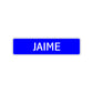 Jaime Street Sign Children Name Room Plate
