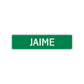 Jaime Street Sign Children Name Room Plate