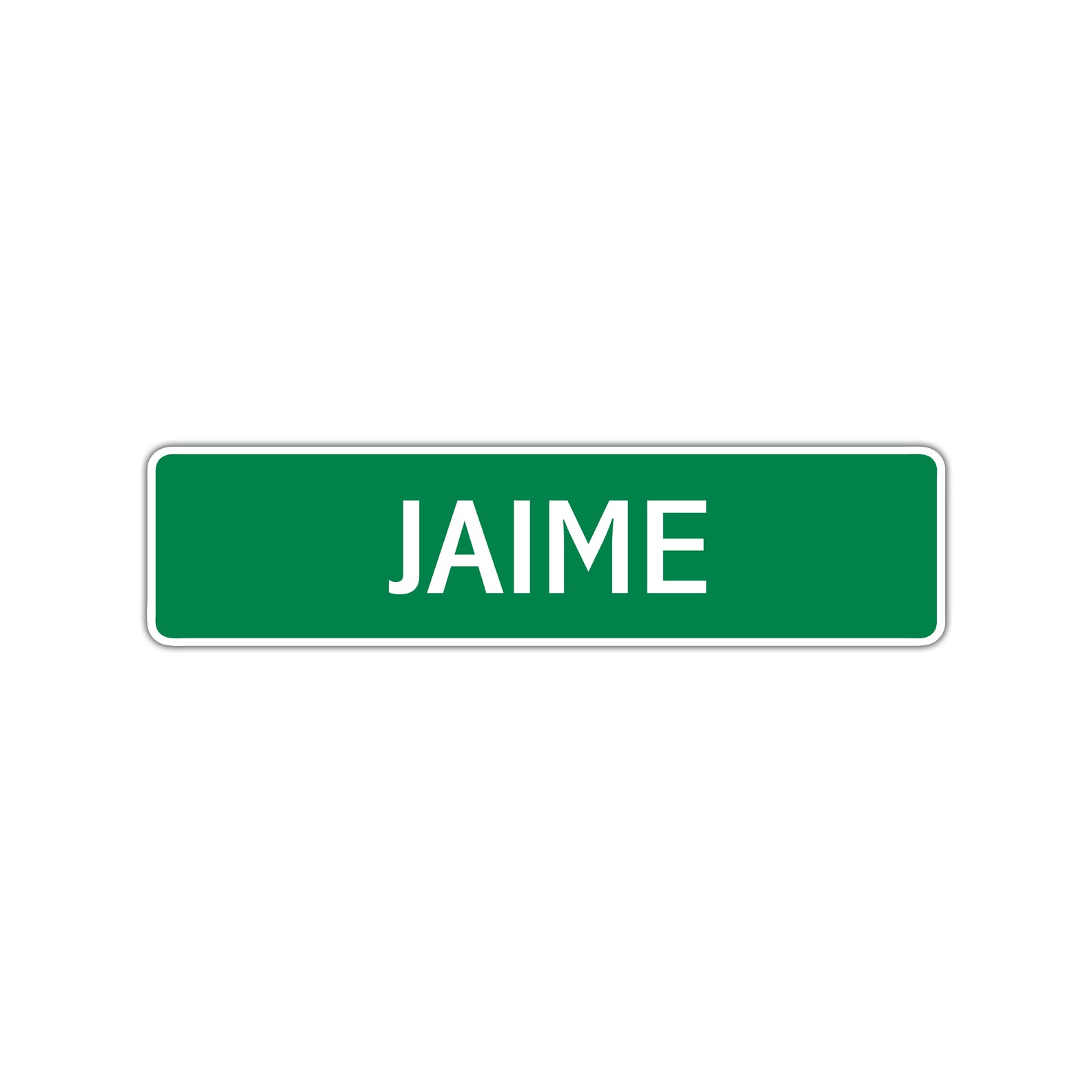 Jaime Street Sign Children Name Room Plate