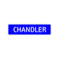 Chandler Street Sign Children Name Room Plate