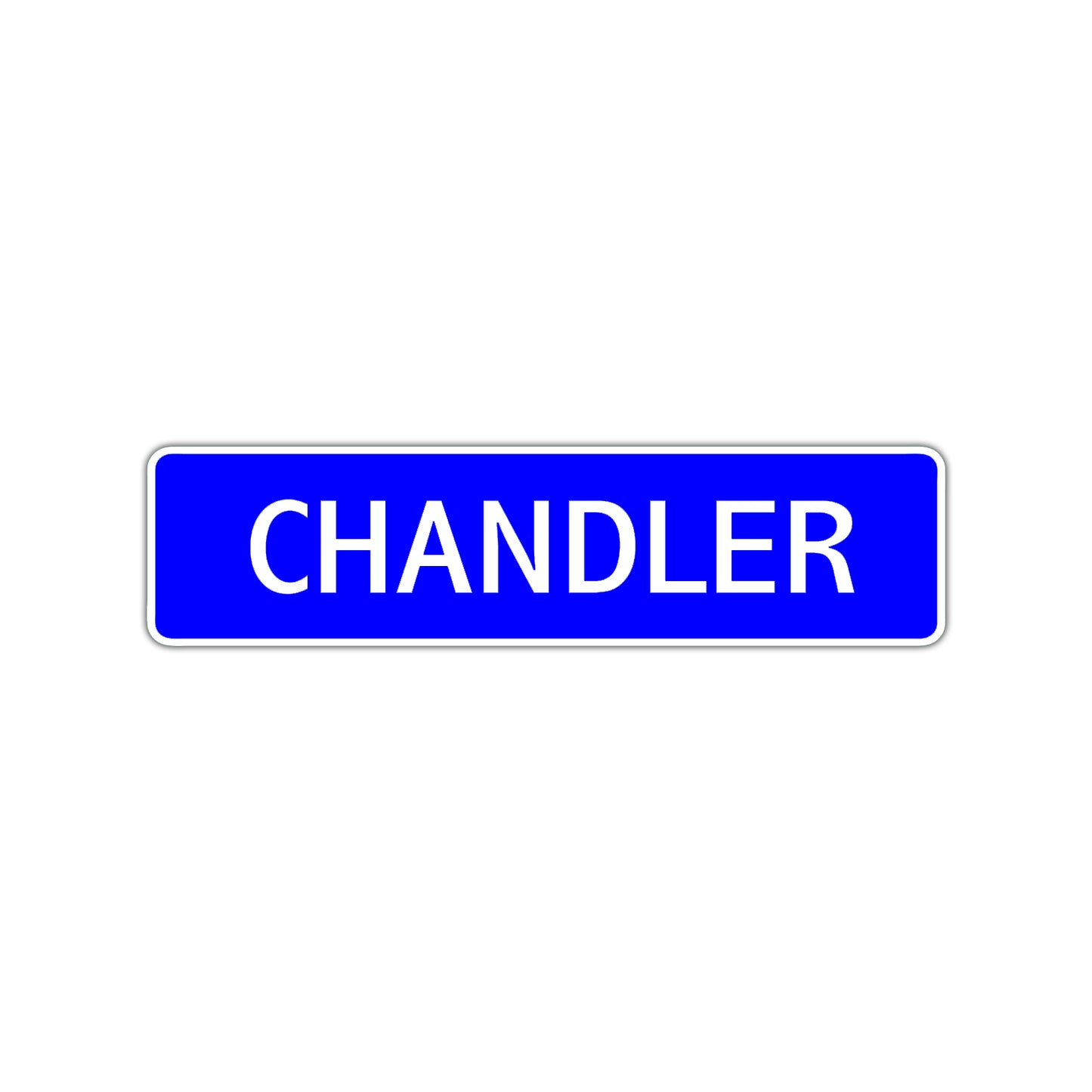 Chandler Street Sign Children Name Room Plate