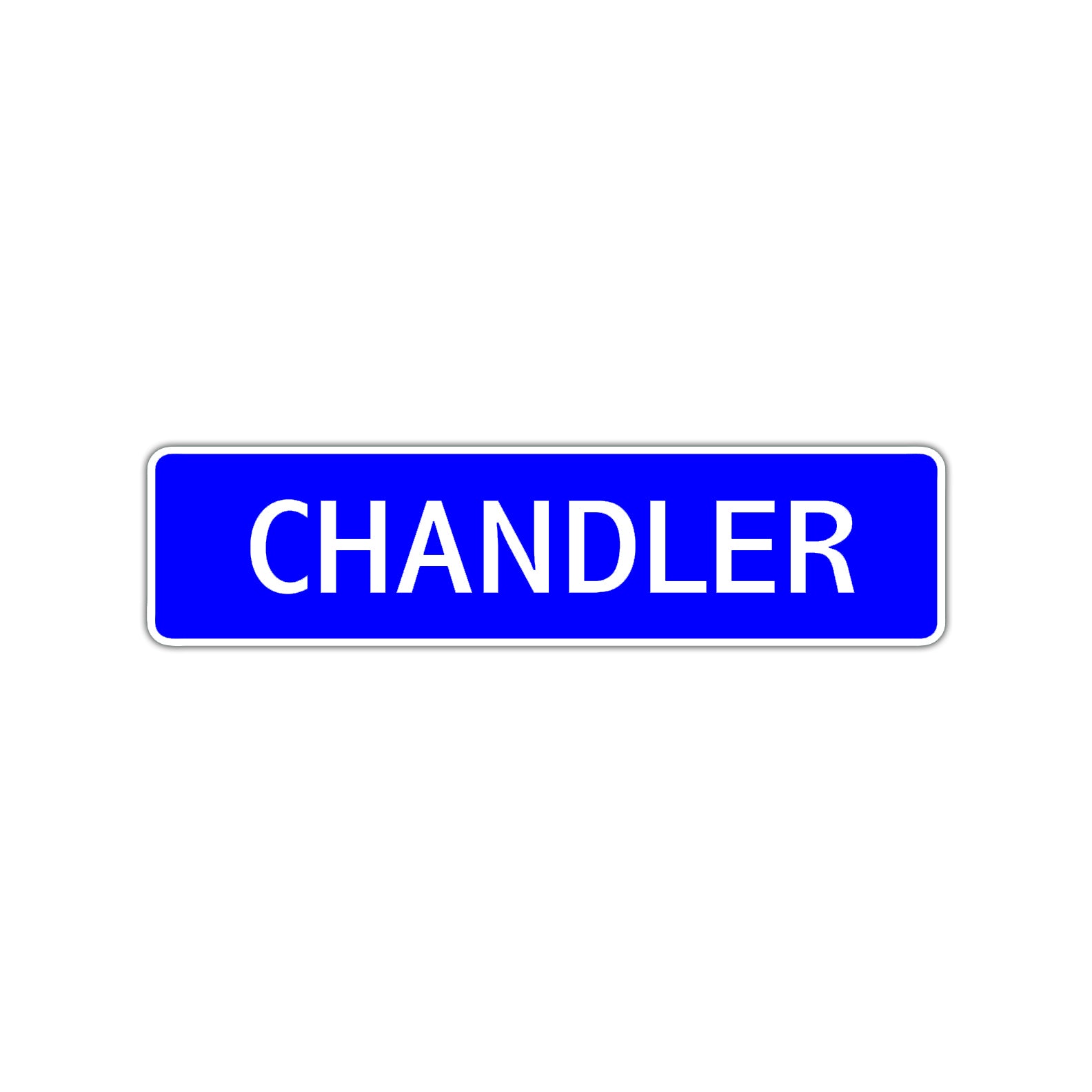 Chandler Street Sign Children Name Room Plate