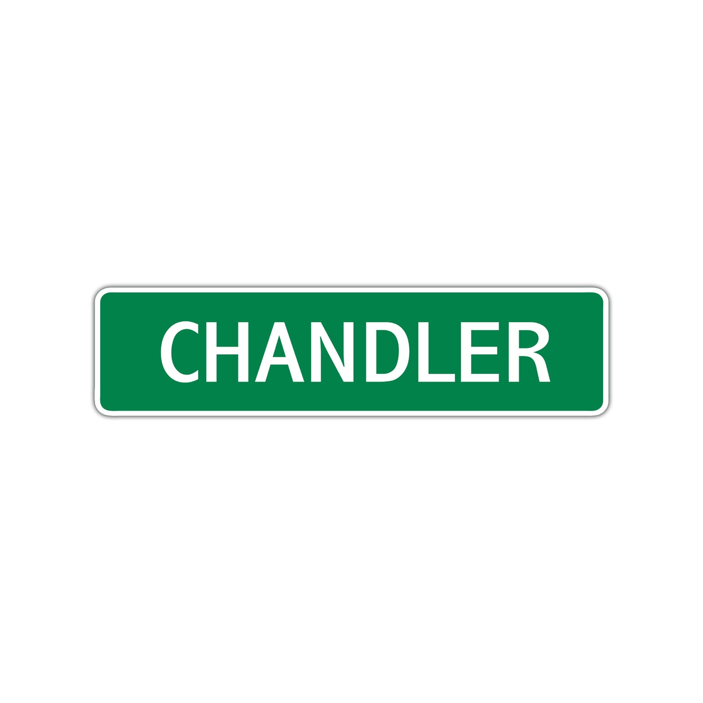 Chandler Street Sign Children Name Room Plate