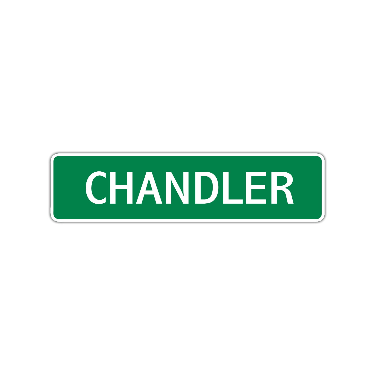 Chandler Street Sign Children Name Room Plate