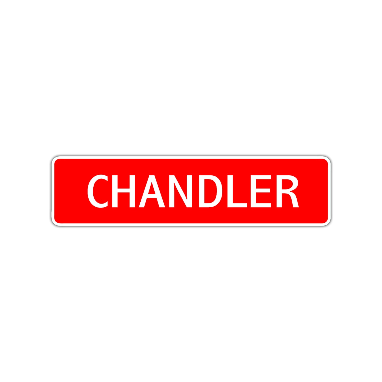 Chandler Street Sign Children Name Room Plate
