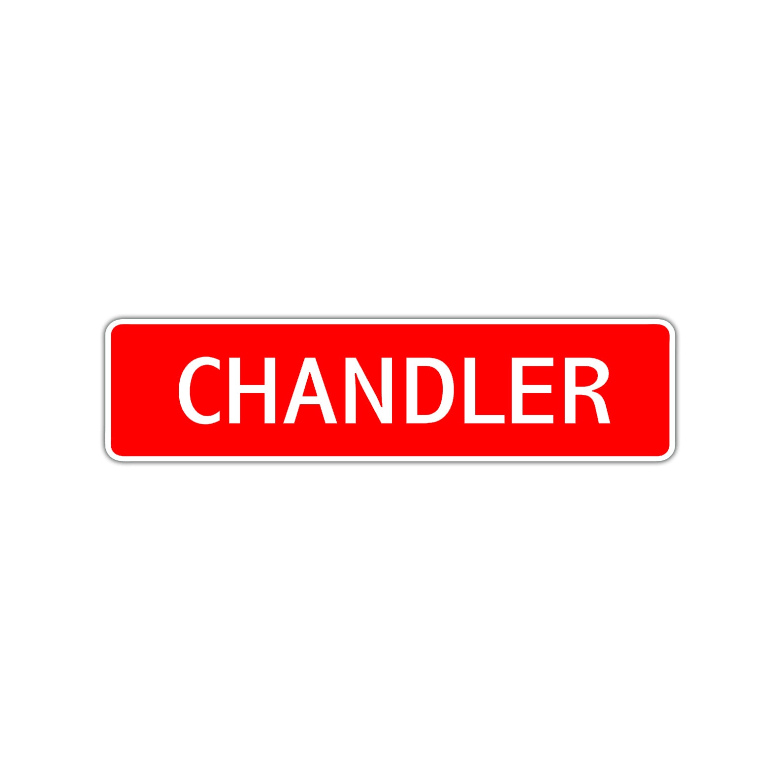 Chandler Street Sign Children Name Room Plate