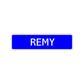 Remy Street Sign Children Name Room Plate