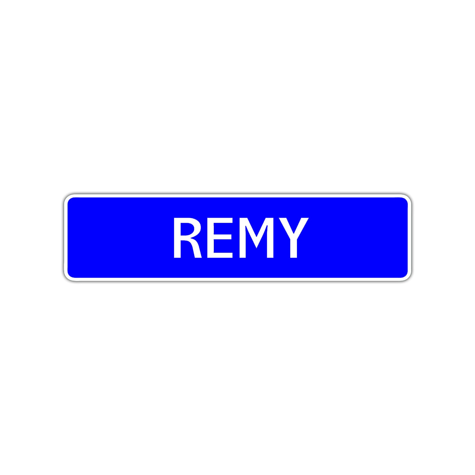 Remy Street Sign Children Name Room Plate