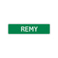 Remy Street Sign Children Name Room Plate