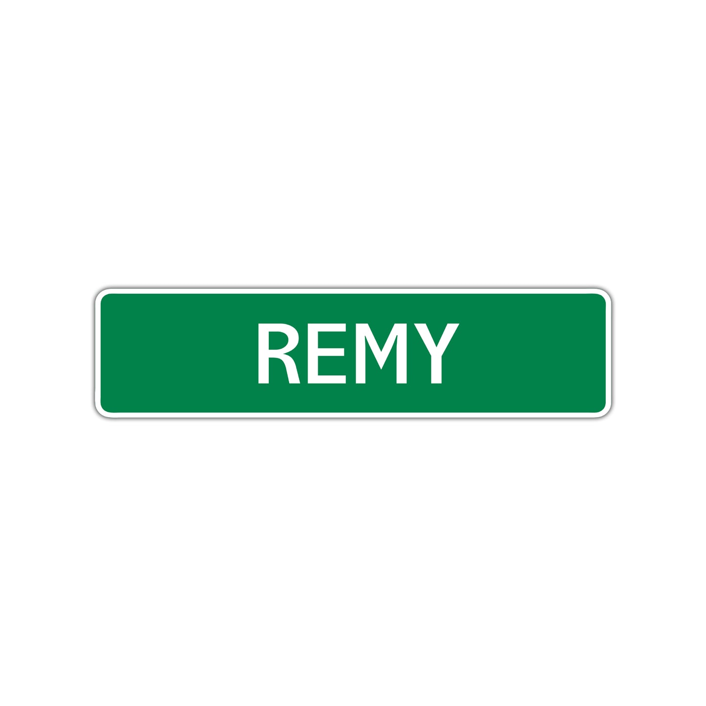 Remy Street Sign Children Name Room Plate