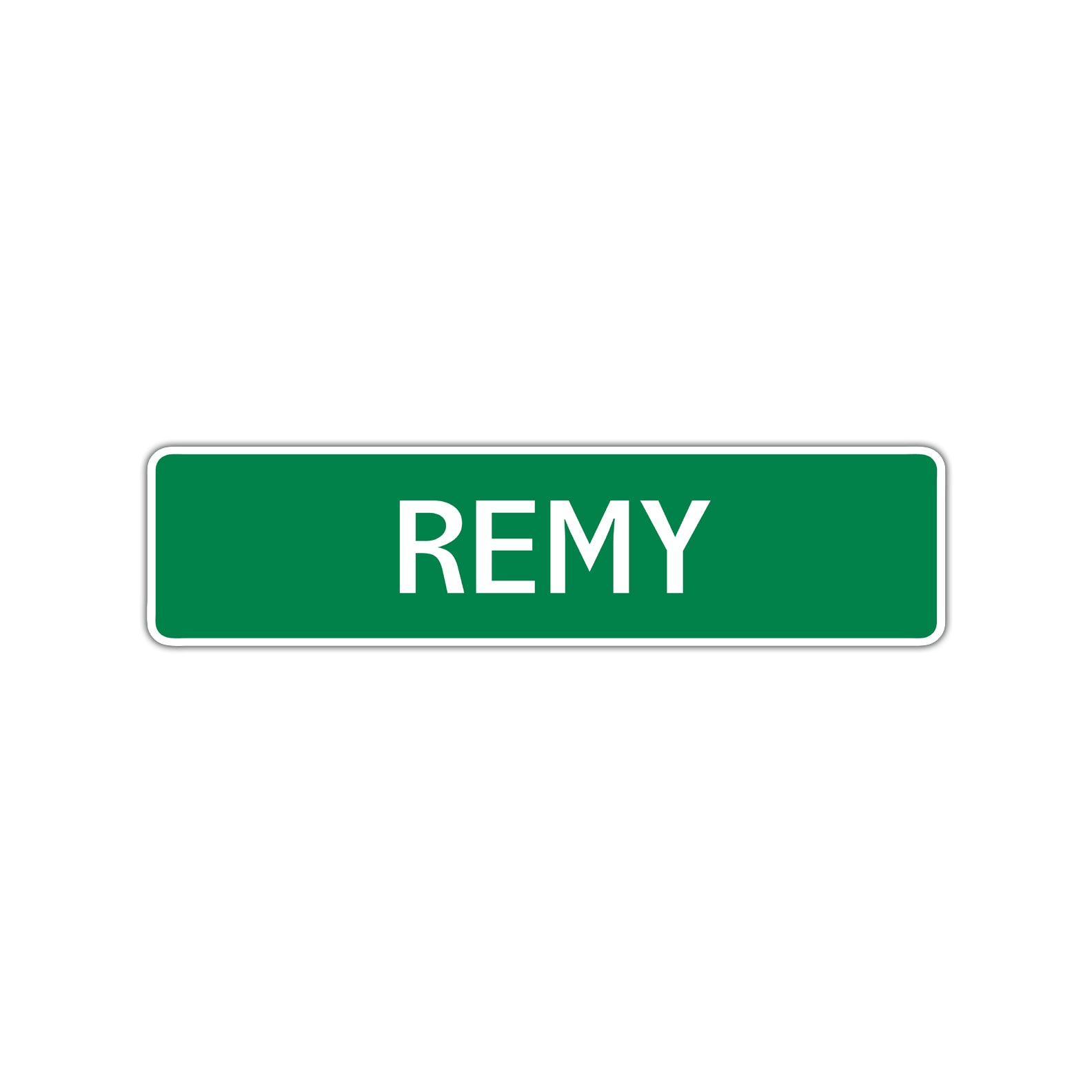 Remy Street Sign Children Name Room Plate