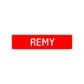 Remy Street Sign Children Name Room Plate
