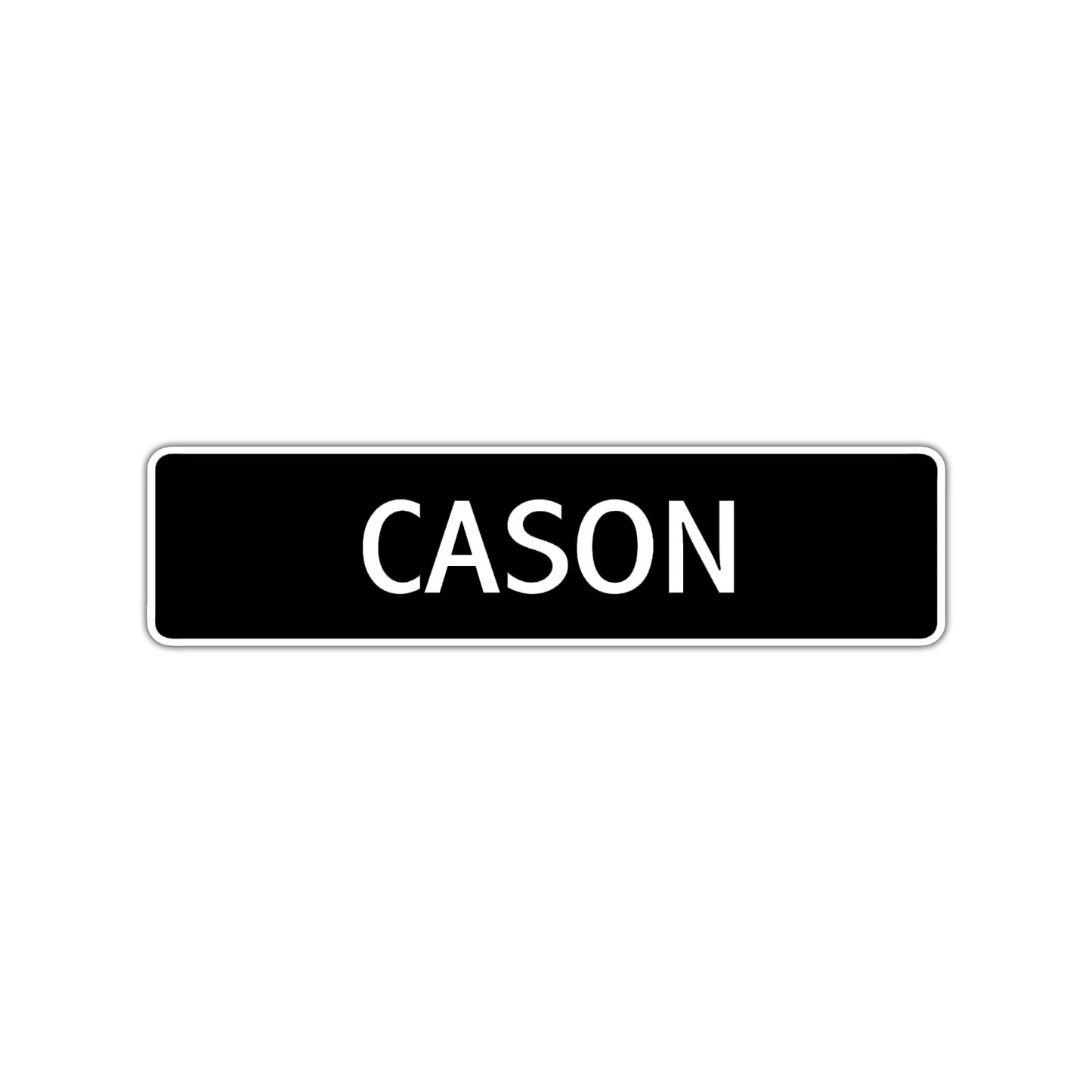 Cason Street Sign Children Name Room Plate