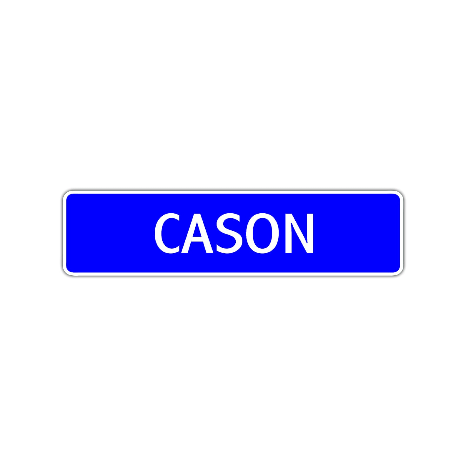 Cason Street Sign Children Name Room Plate