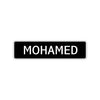 Mohamed Street Sign Children Name Room Plate