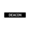 Deacon Street Sign Children Name Room Plate