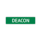 Deacon Street Sign Children Name Room Plate