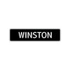 Winston Street Sign Children Name Room Plate