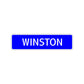 Winston Street Sign Children Name Room Plate
