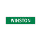 Winston Street Sign Children Name Room Plate
