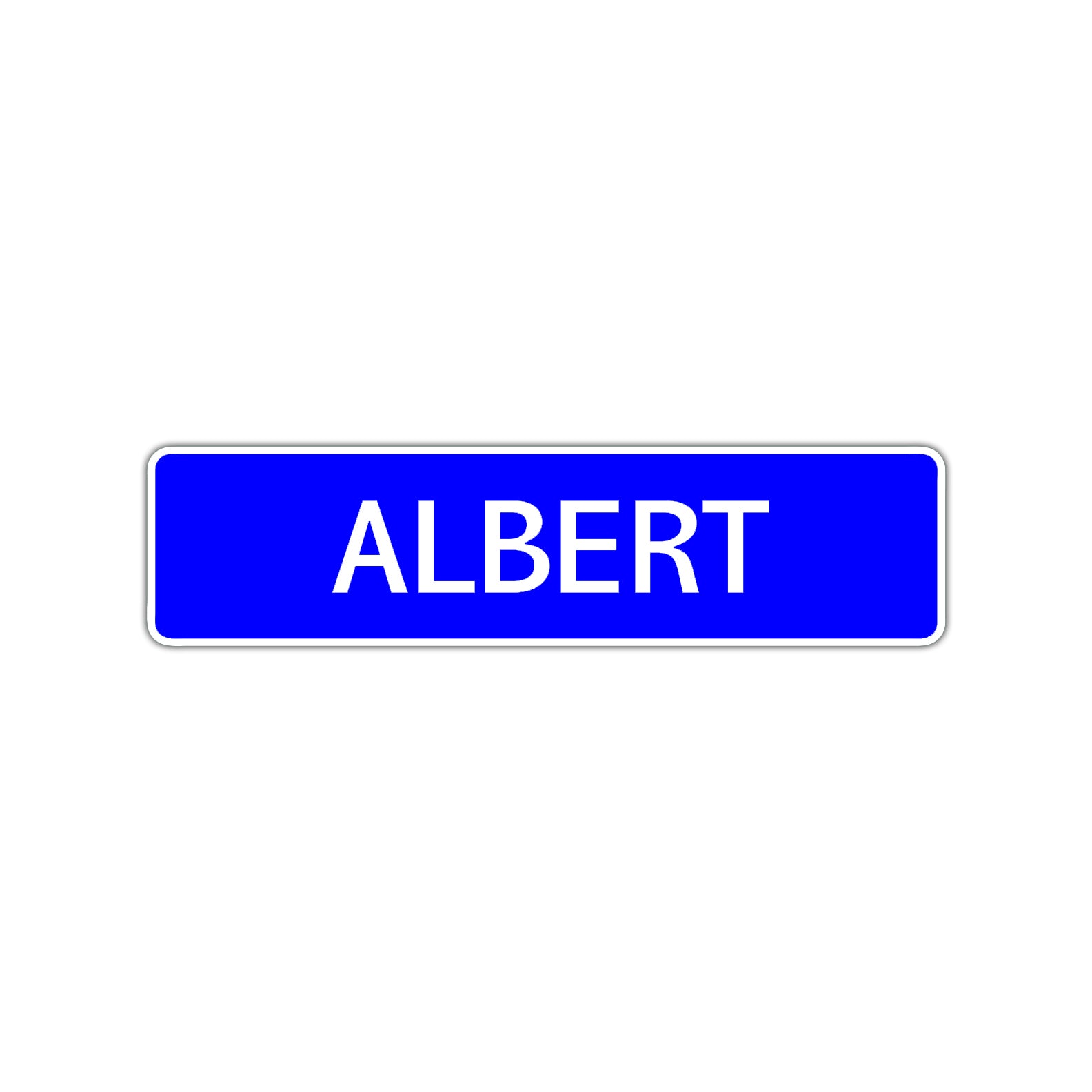 Albert Street Sign Children Name Room Plate