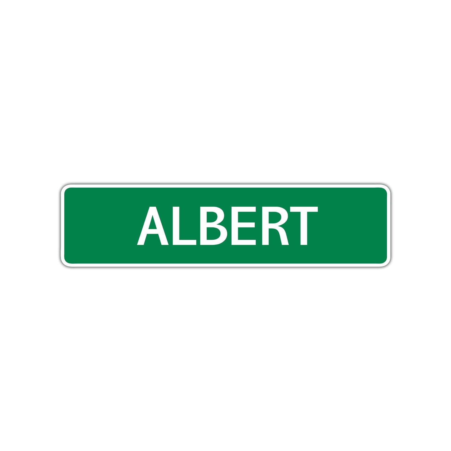 Albert Street Sign Children Name Room Plate