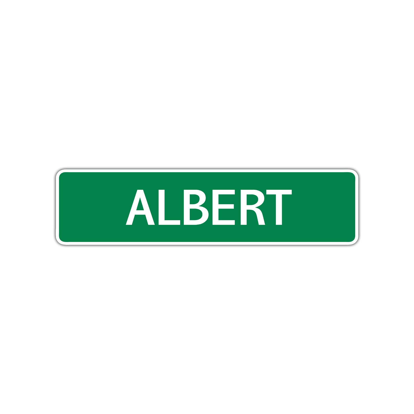 Albert Street Sign Children Name Room Plate