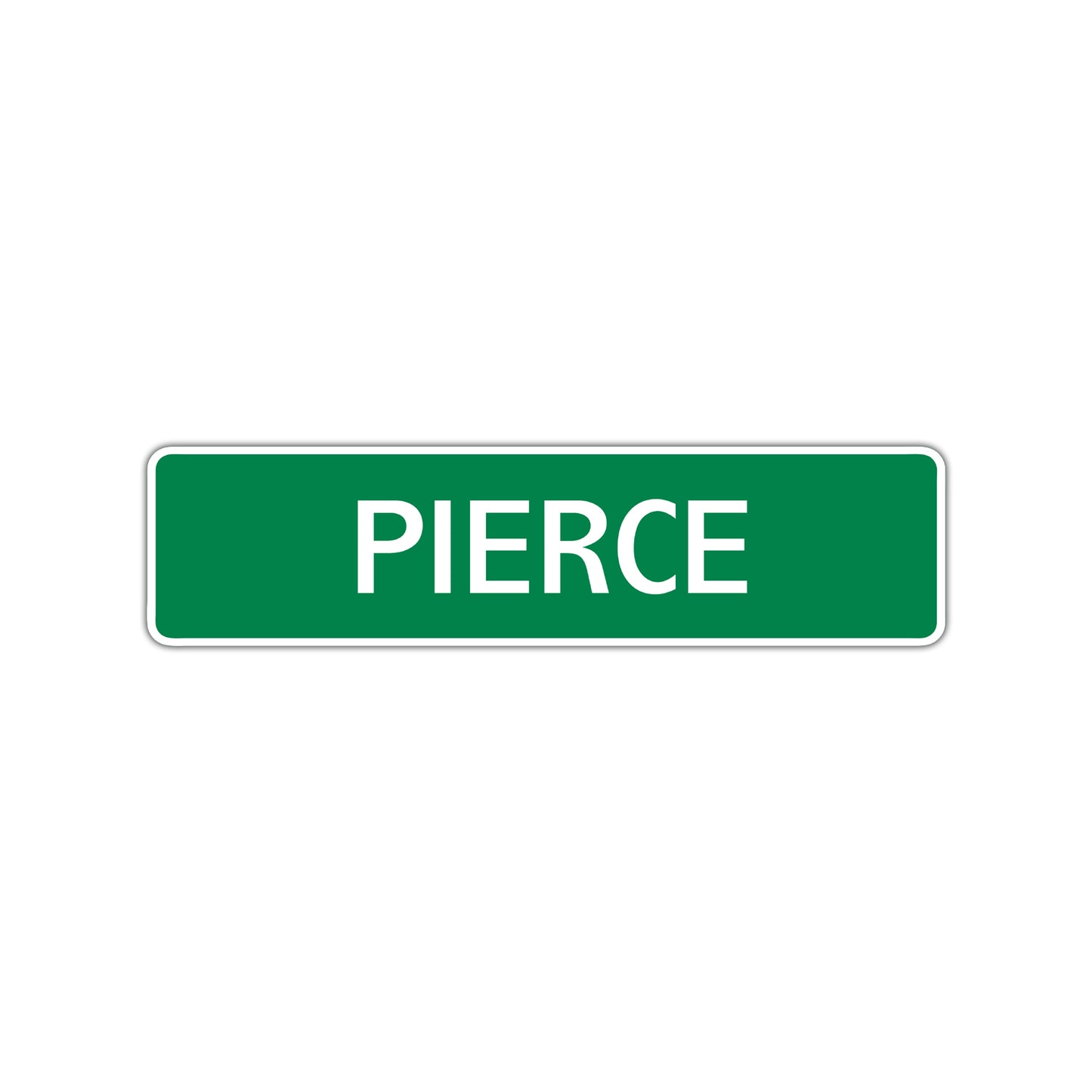 Pierce Street Sign Children Name Room Plate