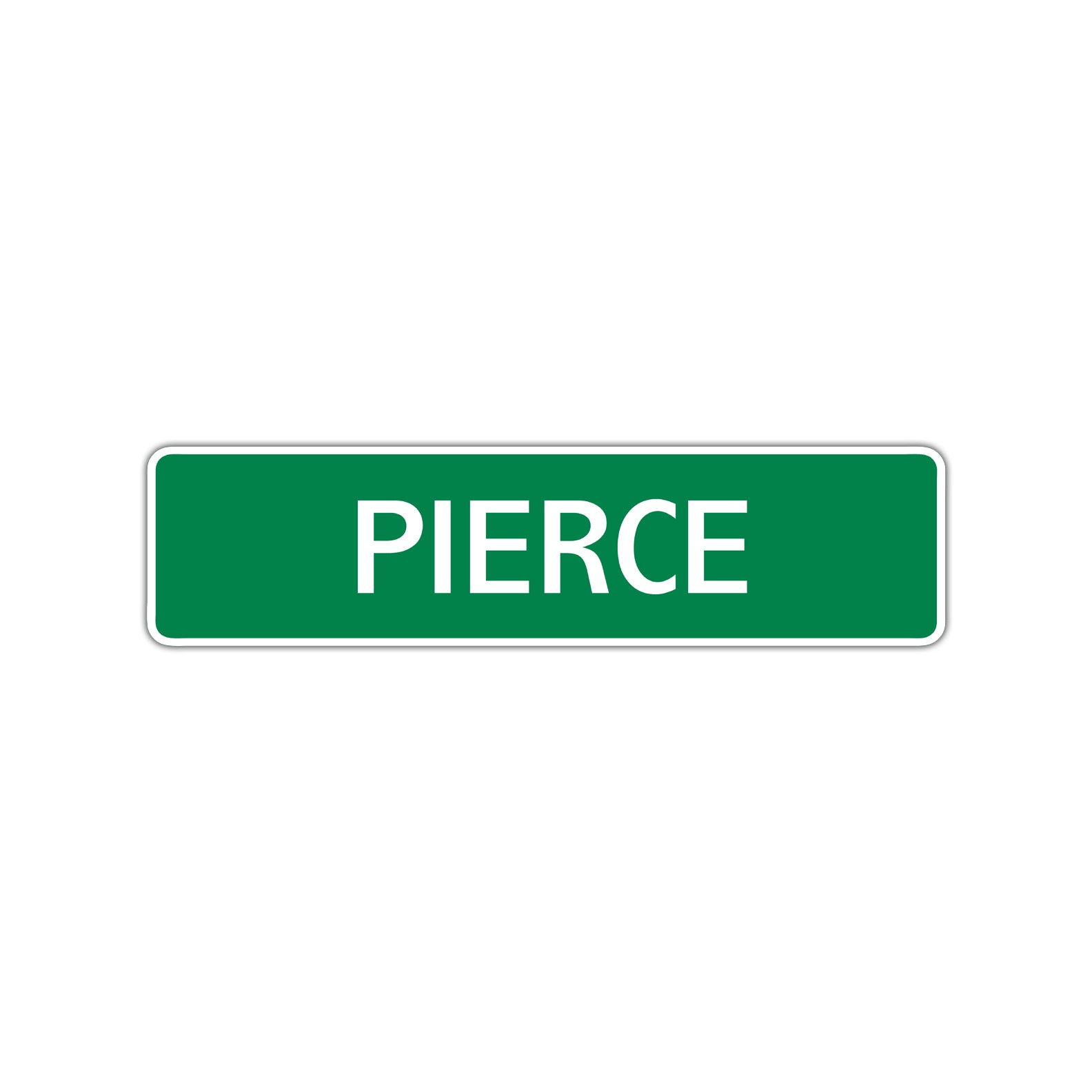 Pierce Street Sign Children Name Room Plate