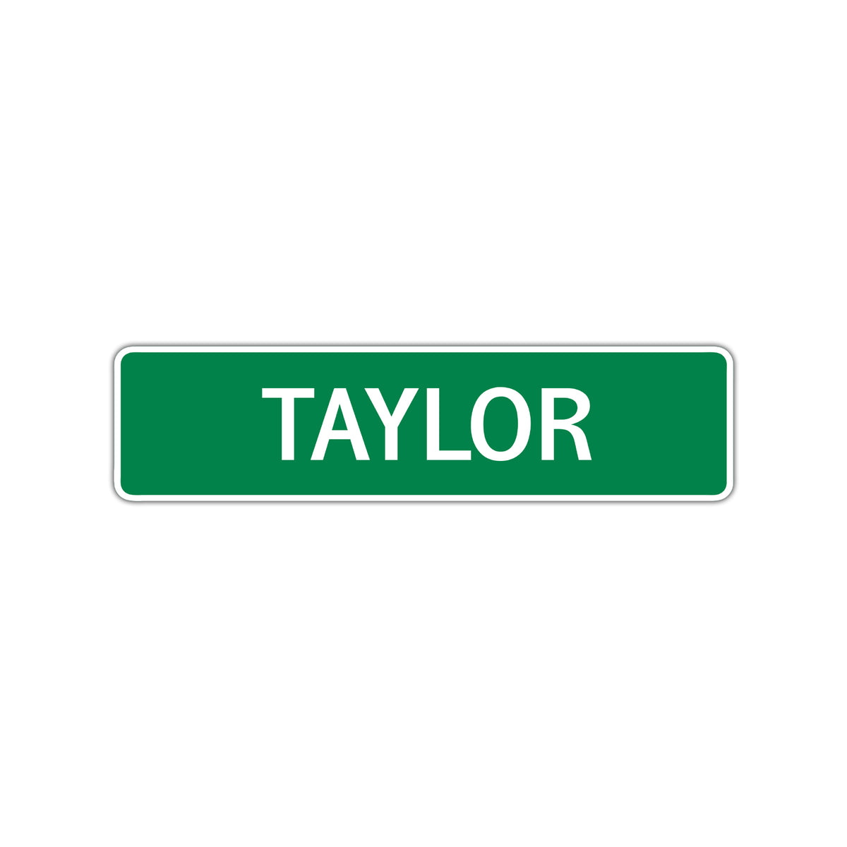 Taylor Rd Sign Taylor Street Sign Children Name Room Plate – Sign Fever