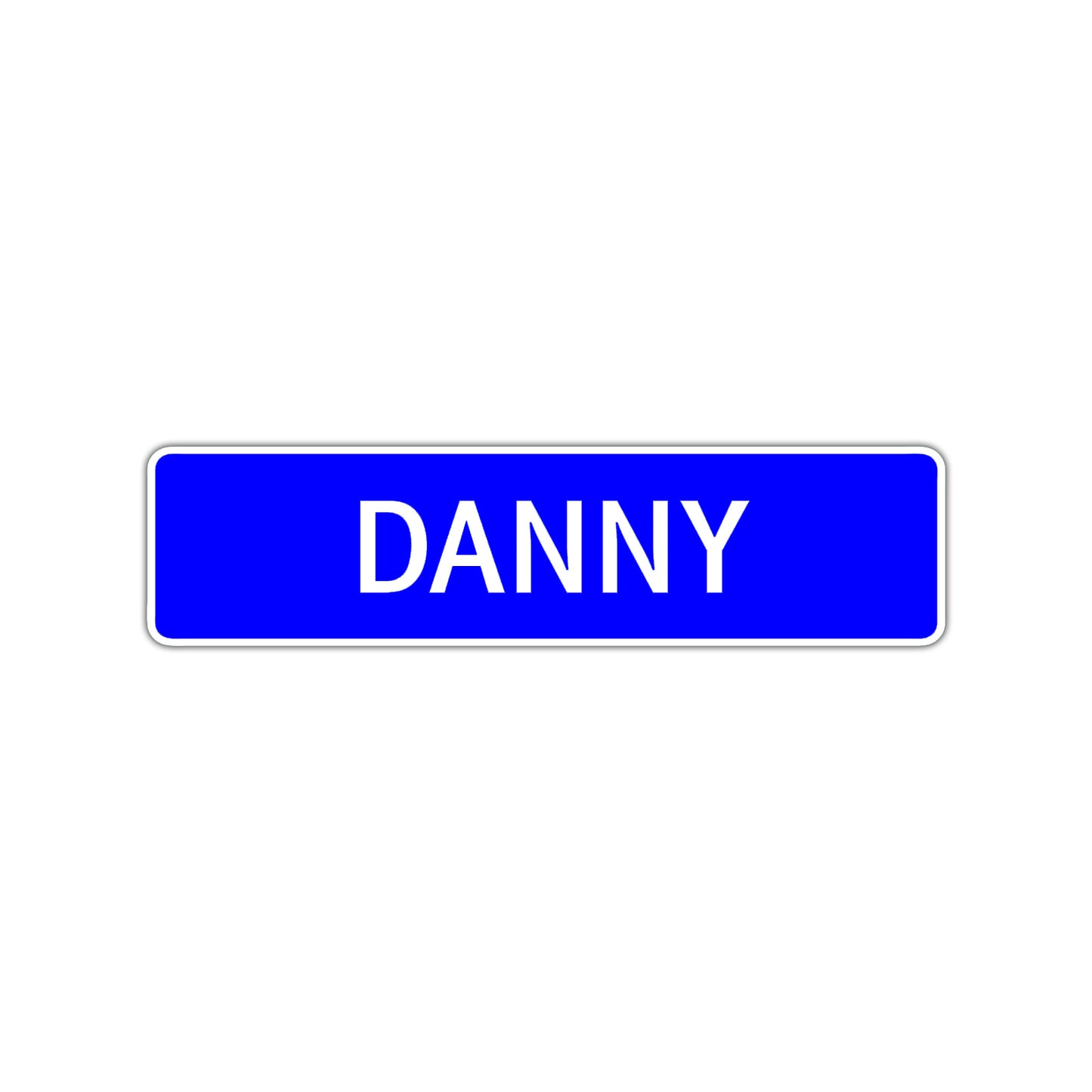 Danny Street Sign Children Name Room Plate