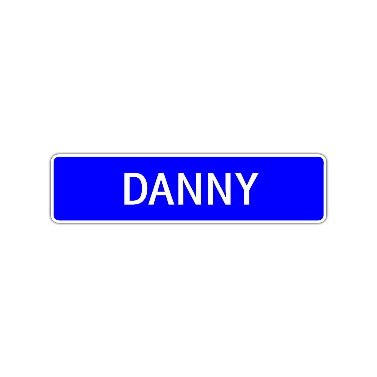 Danny Street Sign Children Name Room Plate