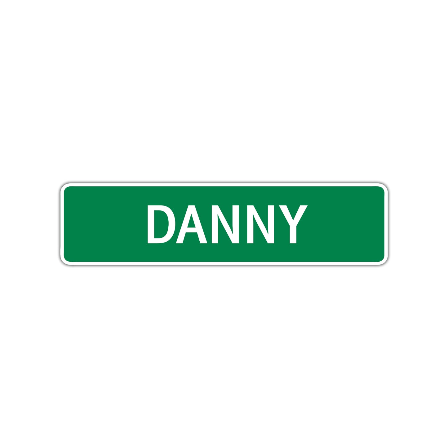 Danny Street Sign Children Name Room Plate