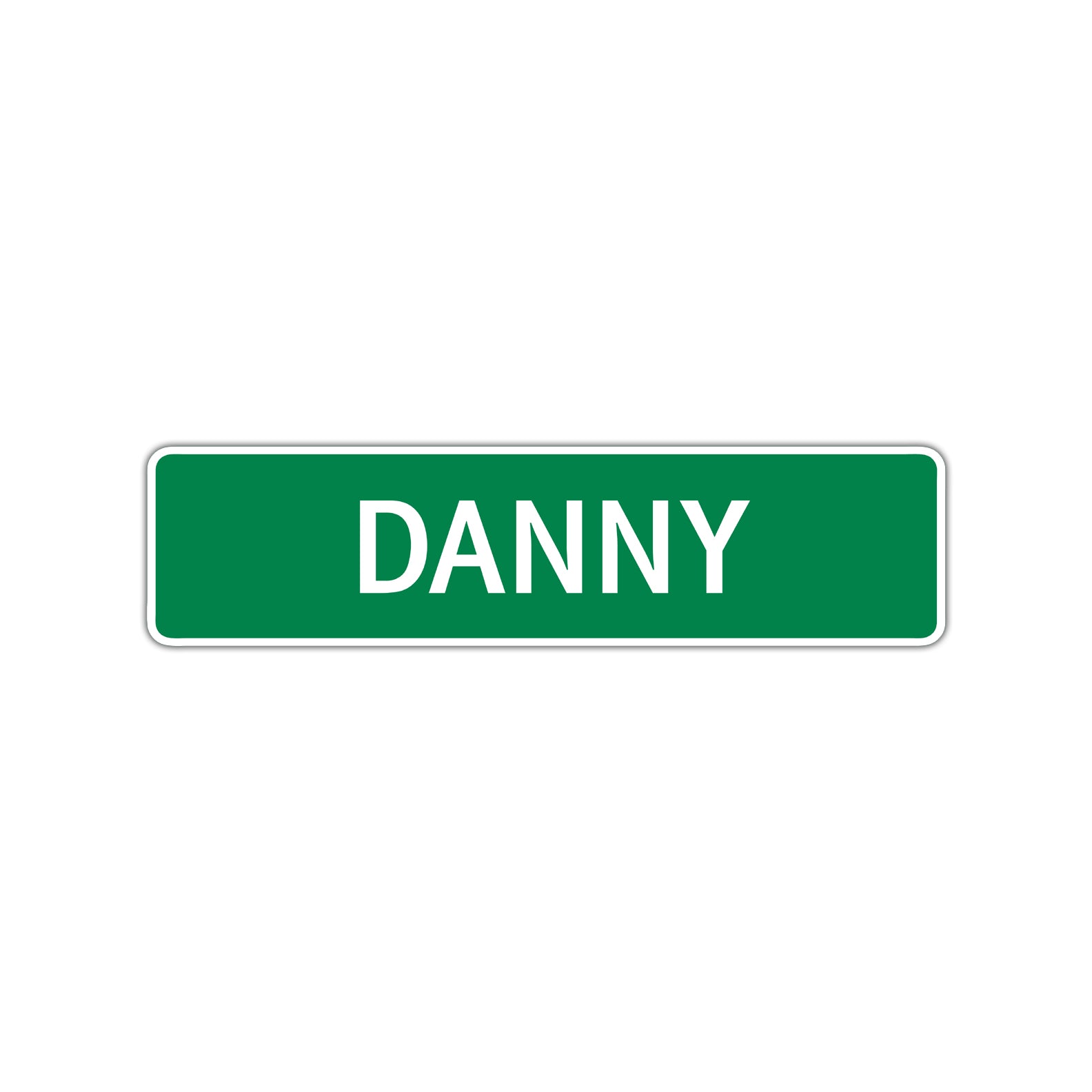 Danny Street Sign Children Name Room Plate
