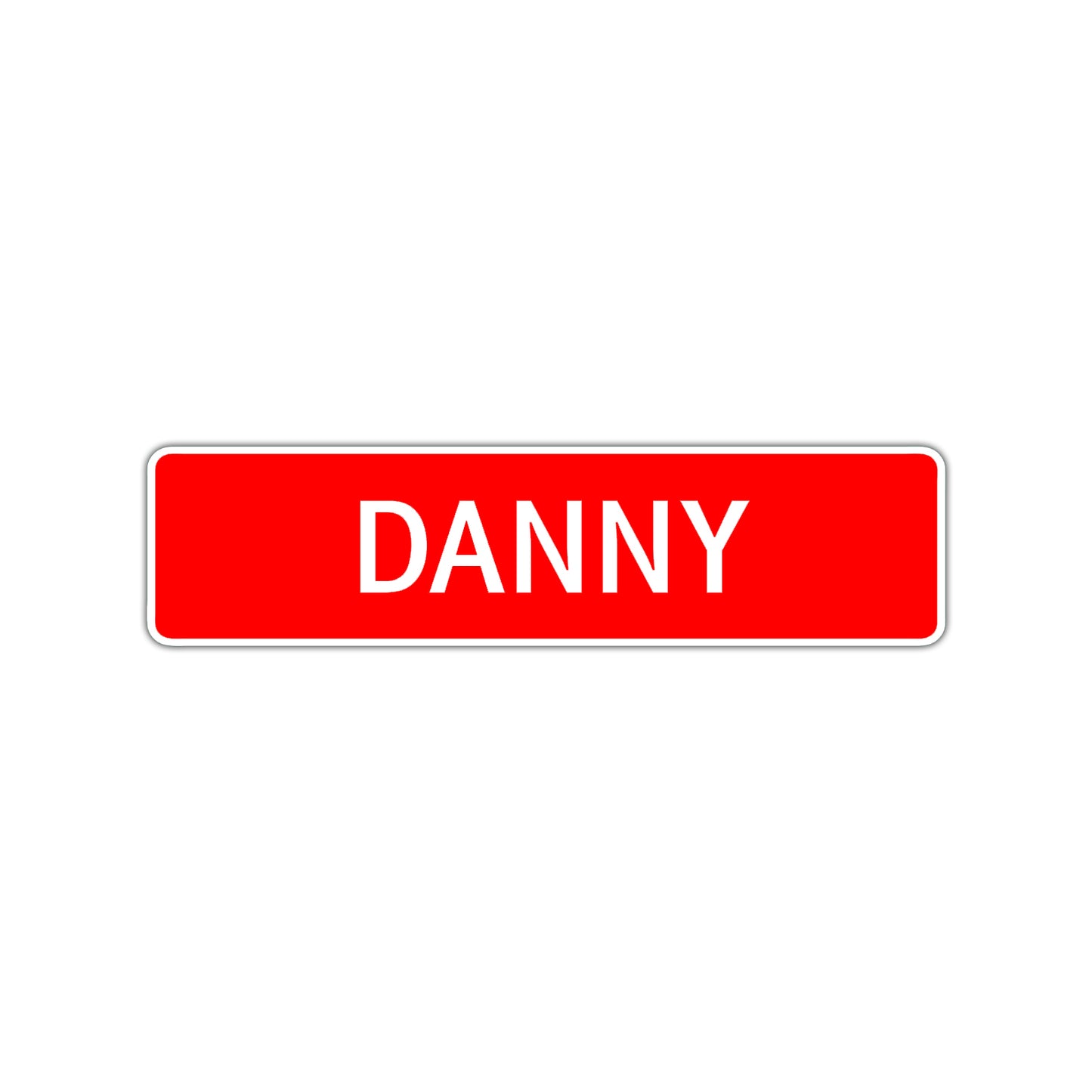Danny Street Sign Children Name Room Plate
