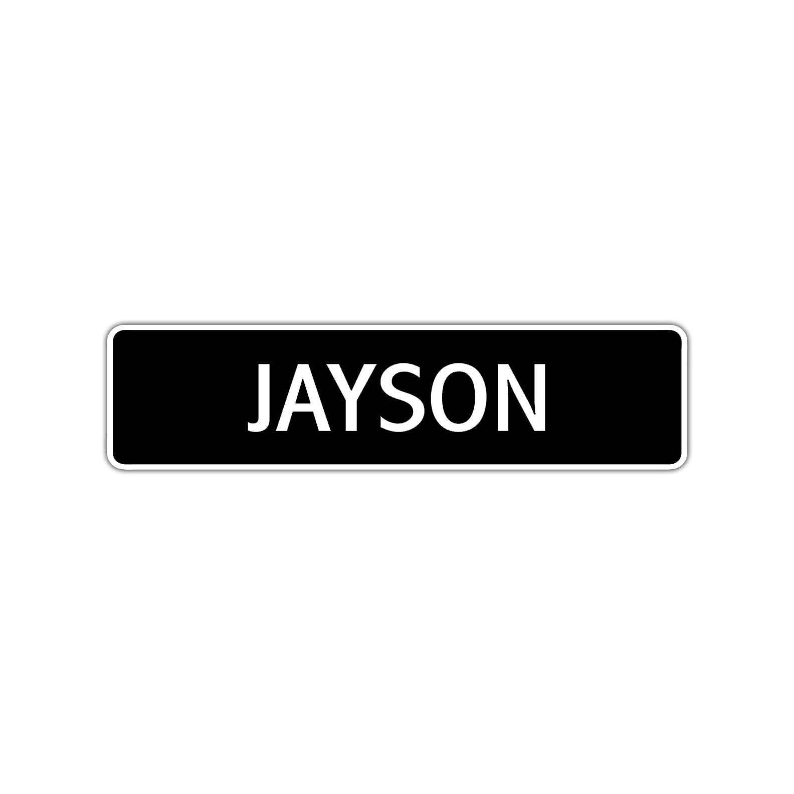 Jayson Street Sign Children Name Room Plate