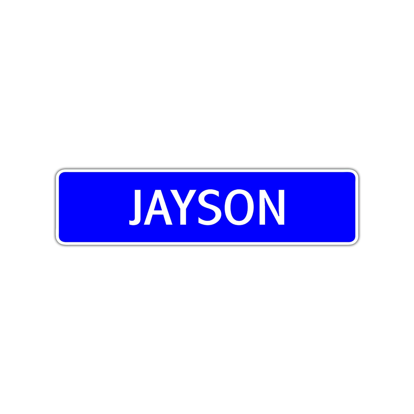 Jayson Street Sign Children Name Room Plate