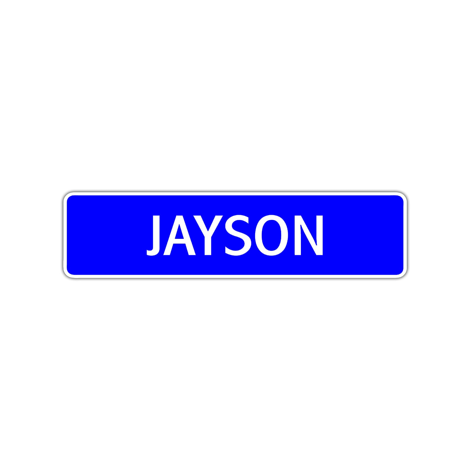 Jayson Street Sign Children Name Room Plate