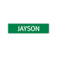 Jayson Street Sign Children Name Room Plate