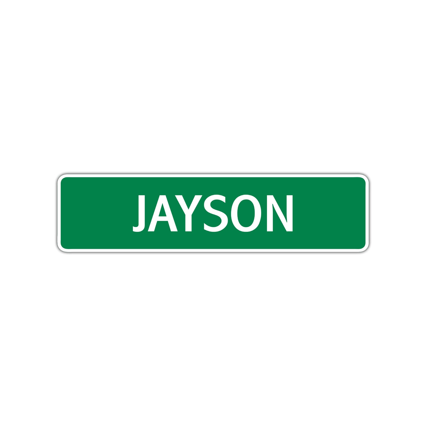 Jayson Street Sign Children Name Room Plate